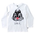 Kid Collective Chip and Dale Long Sleeve Tee White